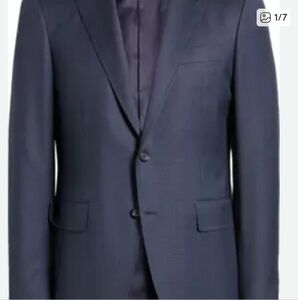 Calvin Klein Deep Blue Men's Suit Jacket 42R